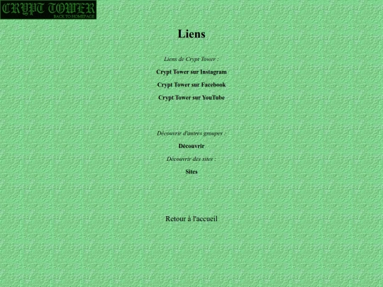 links screenshot