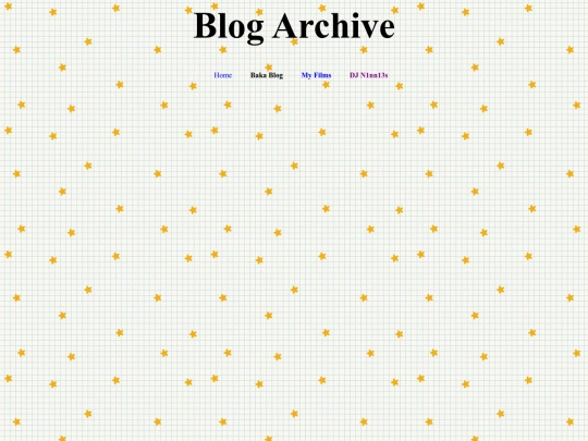 Blogarchive screenshot