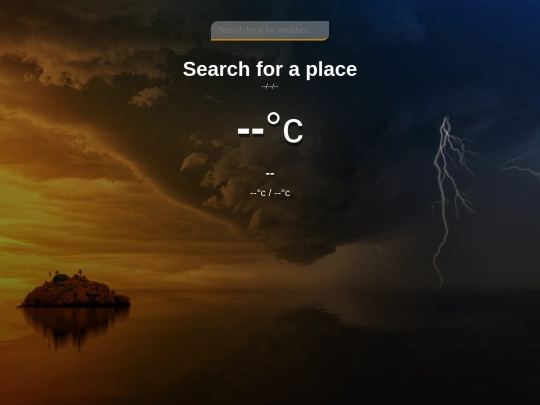 weather screenshot