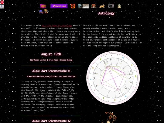 astrology screenshot