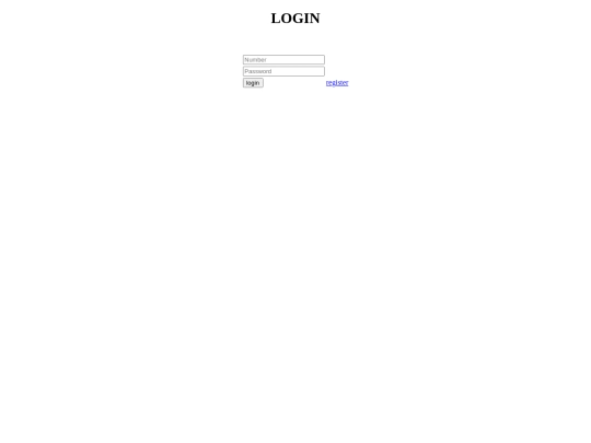 login screenshot