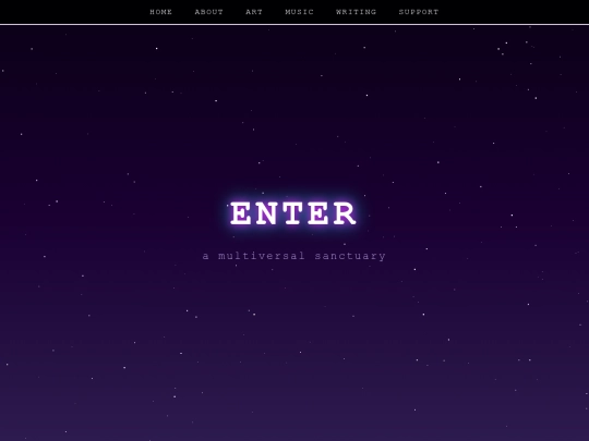 personal-website screenshot