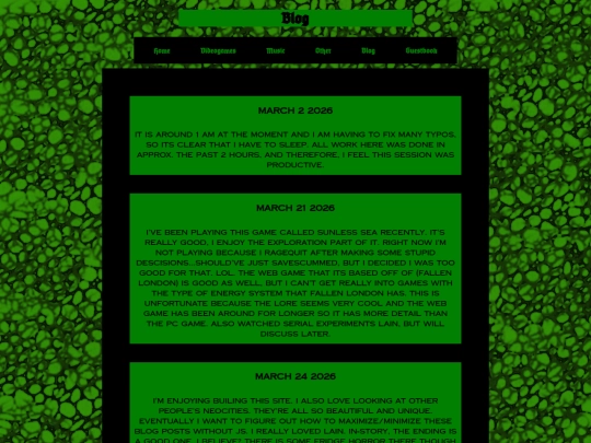 blog screenshot