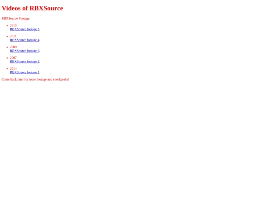 videos screenshot