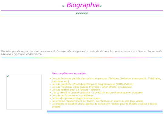 Bio screenshot