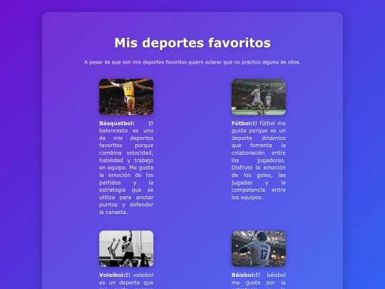 deportes screenshot