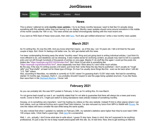 news screenshot