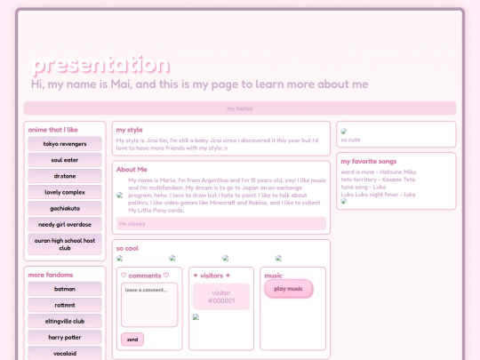 wensite screenshot