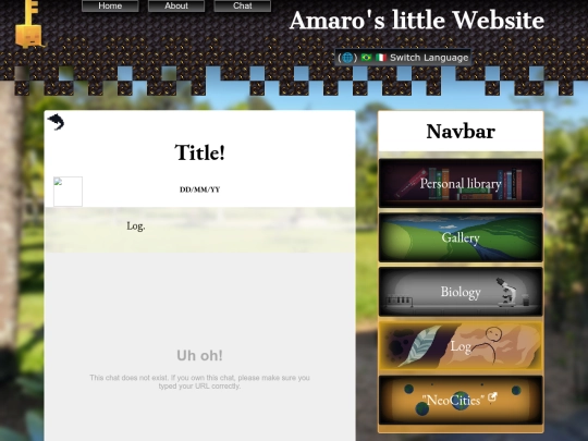logs/template screenshot