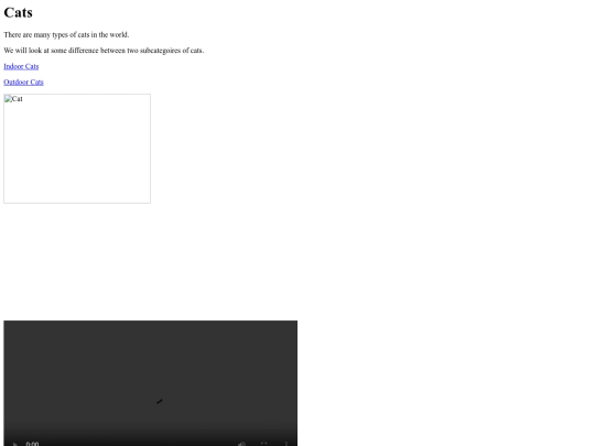 Catshomepage screenshot