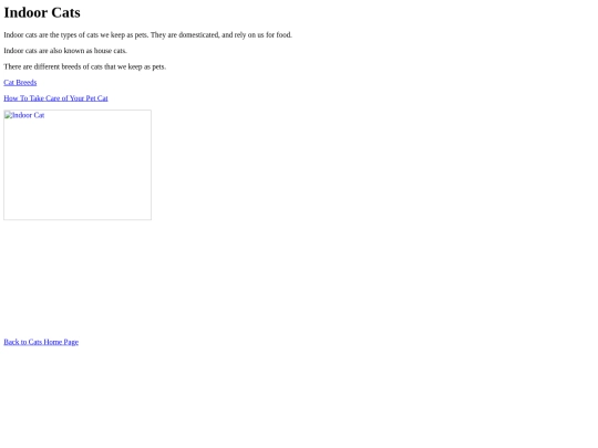 indoorcats screenshot
