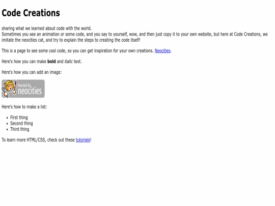 index screenshot