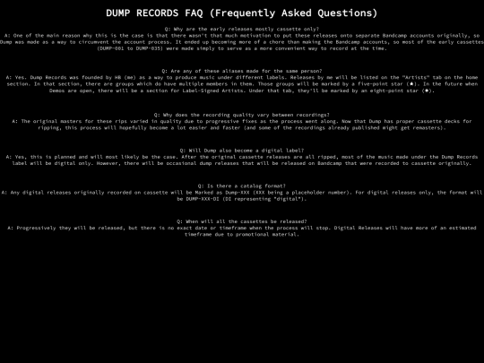 faq screenshot