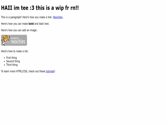 index screenshot