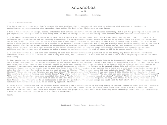 blog-7.20.25 screenshot