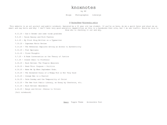 index screenshot