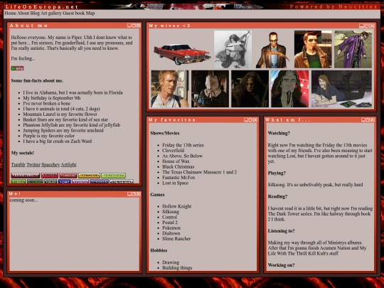aboutme screenshot