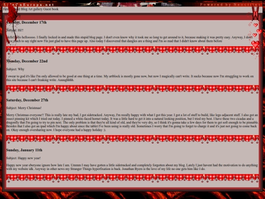 blog screenshot