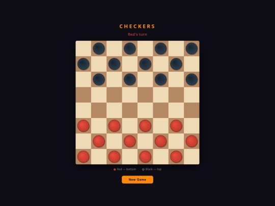 games/checkers screenshot