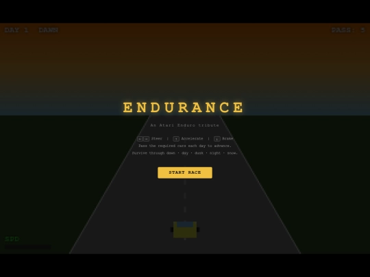 games/endurance screenshot