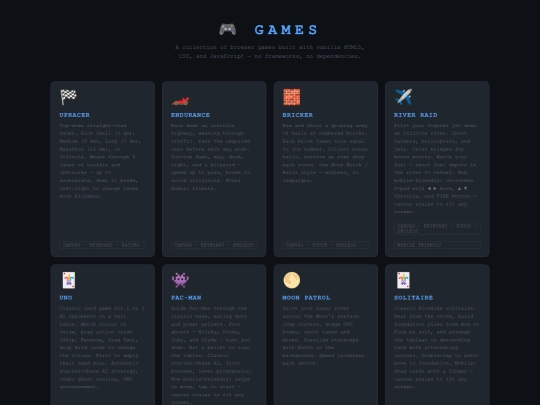 games screenshot