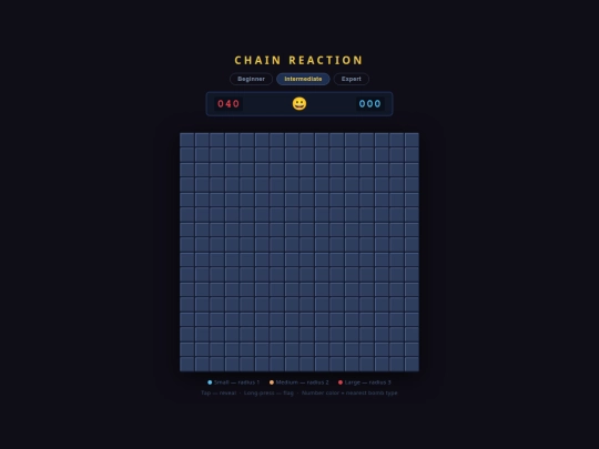 games/minesweeper-chain screenshot