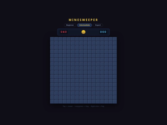 games/minesweeper screenshot