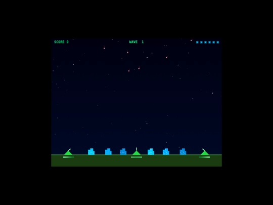 games/missile-command screenshot