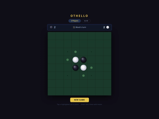 games/othello screenshot