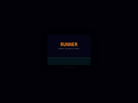 games/runner-mobile screenshot