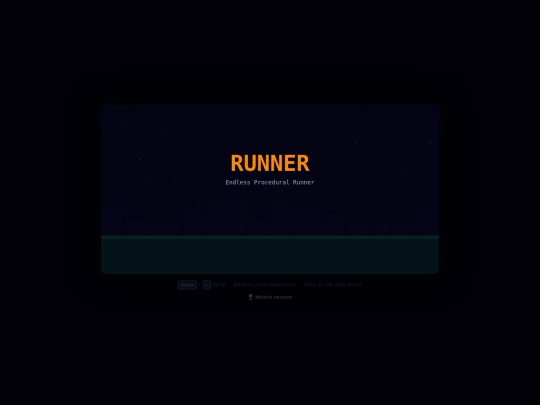 games/runner screenshot