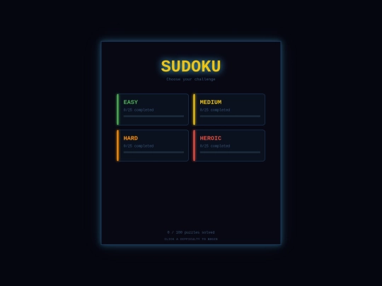 games/sudoku screenshot