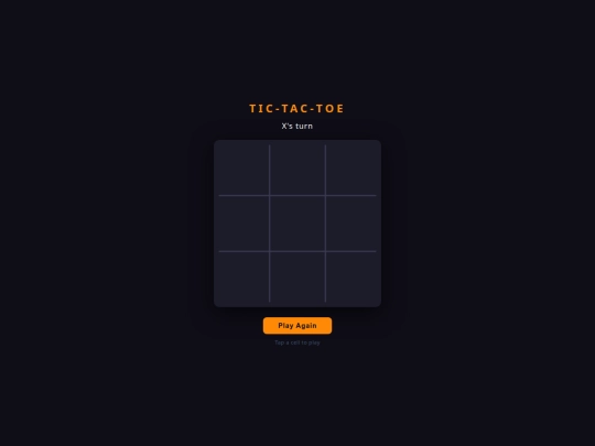 games/tictactoe screenshot