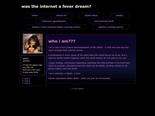 aboutme screenshot