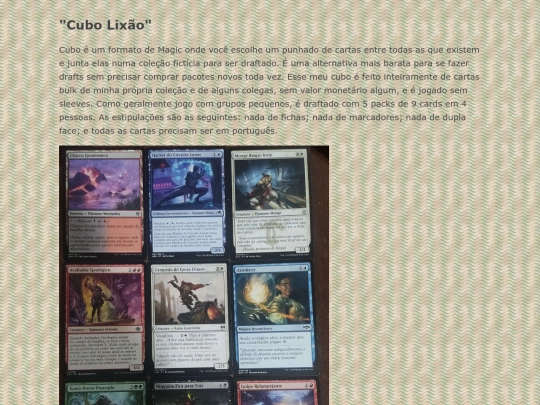 mtg/lixo screenshot