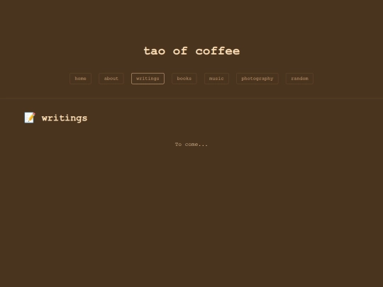 writings screenshot