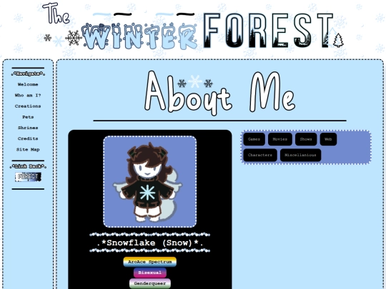 aboutme screenshot