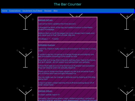 blogging screenshot