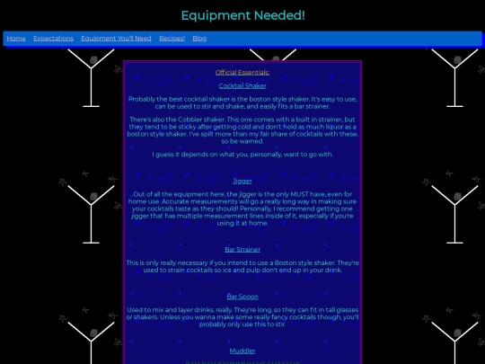 equipment screenshot