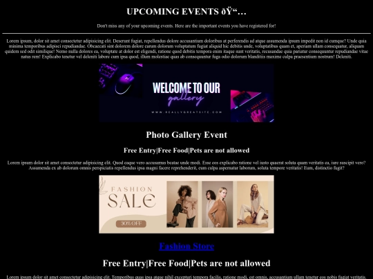 Event/event screenshot