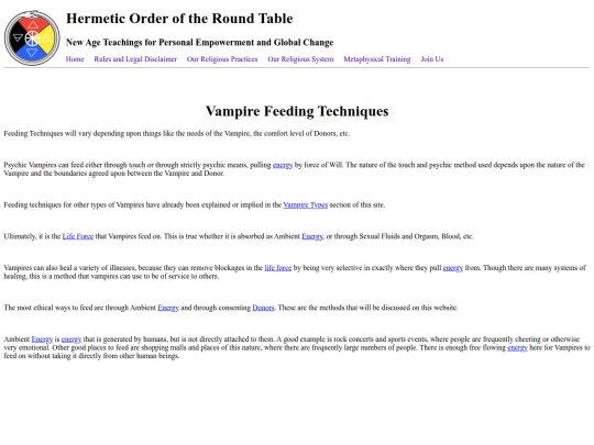 vampiric-feeding-techniques screenshot