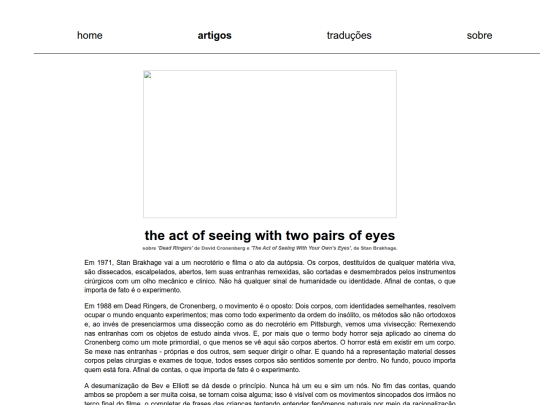 artigos/cronenbrahkage screenshot