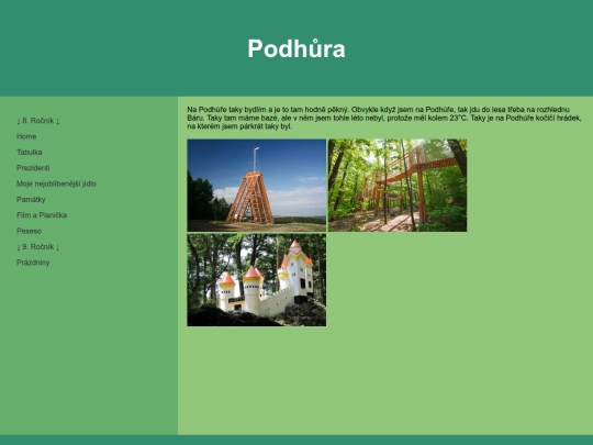 prazdniny/podhura screenshot