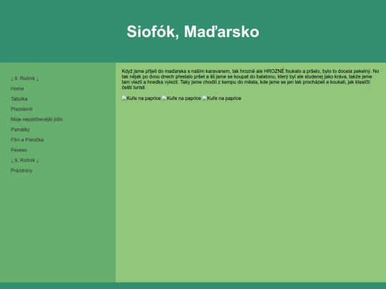 prazdniny/siofok screenshot