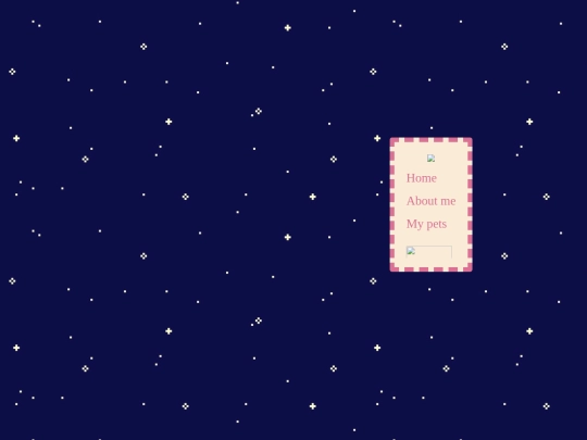 About-me screenshot
