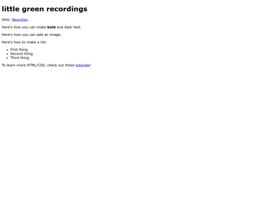 index screenshot