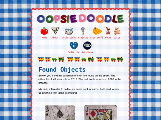 collections/foundobjects screenshot