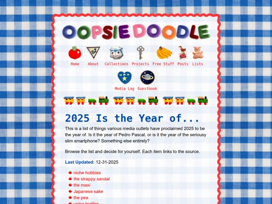 lists/2025istheyearof screenshot