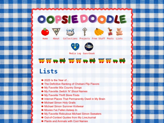 lists screenshot