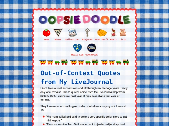 lists/livejournal-quotes screenshot